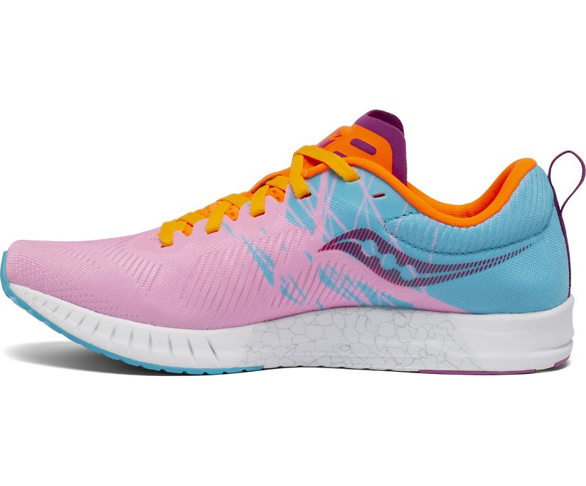 Női Saucony Fastwitch 9 Futócipő Rózsaszín Kék Narancssárga | HU 830EBC